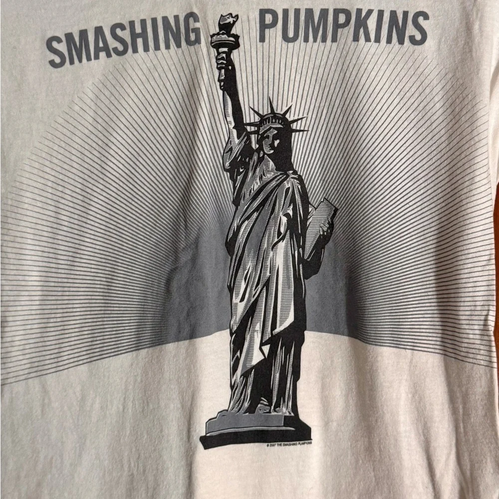 Smashing Pumpkins White Women’s T-Shirt Sz Lg